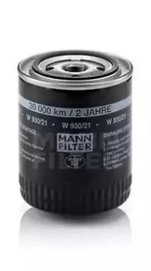 Oil Filter W930/21 By Mann