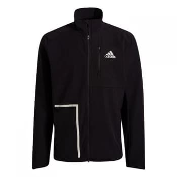 adidas Own The Run Soft Shell Jacket Mens - Black