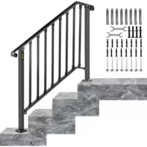 Handrail Picket #3 Fits 3 or 4 Steps Matte Black