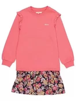 Barbour Girls Lyla Dress - Pink, Size 10-11 Years, Women