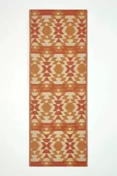 Anya Aztec Orange Outdoor Rug Runner