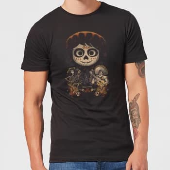 Coco Miguel Face Poster Mens T-Shirt - Black - 3XL - Black