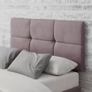 Caine Plush Velvet Headboard Blush (Pink)