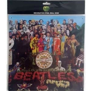 The Beatles Sgt Pepper Steel Wall Sign