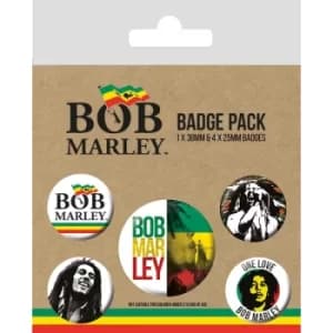Bob Marley Badge Pack
