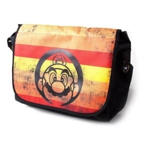 Nintendo - Distressed Retro Striped Unisex Messenger Bag - Multi-Colour