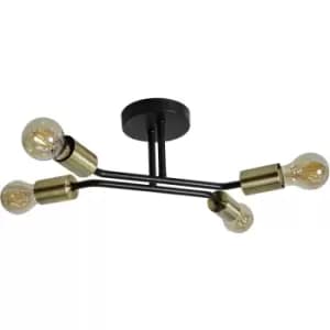 Minisun - 4 Way Semi Flush Ceiling Light