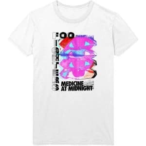 Foo Fighters - Medicine At Midnight Tilt Unisex Large T-Shirt - White