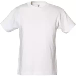 Tee Jays Boys Power Tee (8-10 Years) (White)