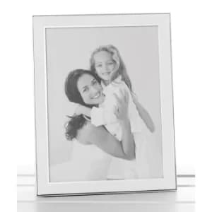 Plain White Silver Promotion Frame 2x3
