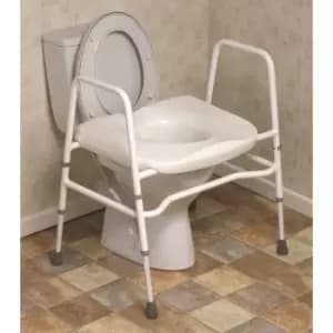 Nrs Healthcare Mowbray Toilet Seat And Frame - Extra Wide Floor- Fixed