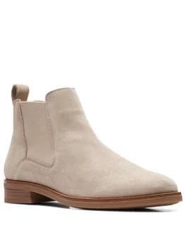 Clarks Memi Top Boots - Sand, Size 8, Women