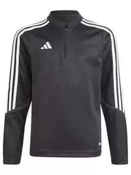 Boys, adidas Youth Tiro 23 Training Top - Black/White, Size 13-14 Years