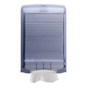 Leonardo Large Blue M Fold Hand Towel Dispenser 750 Sheet Capacity DSH