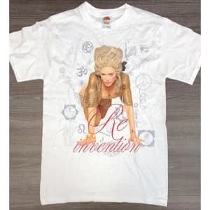 Madonna - Re-invention Tour LA Unisex Medium T-Shirt - White