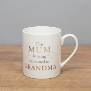 Bambino Bone China Mug - Mum Promoted to Grandma