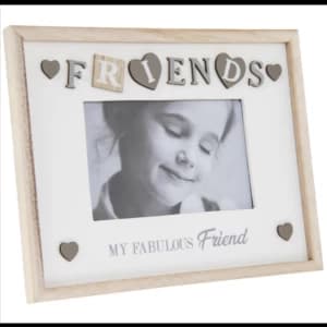 Sentiments Frame Fabfriend 4X6" By Lesser & Pavey