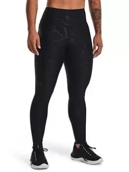 Under Armour Embossed Leggings - Black, Size S, Women