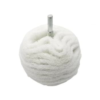 Flexipads World Class Scruff Ball 75mm / 3" White Non-Scratch