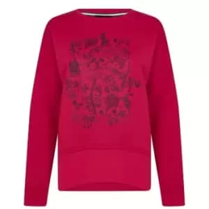 Ted Baker Printa Sweatshirt - Pink