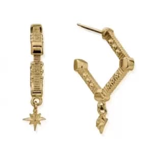 Gold Inner Guidance Hoop Earings GEH3245