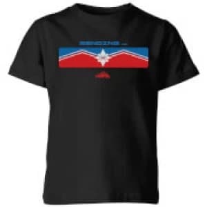 Captain Marvel Sending Kids T-Shirt - Black - 11-12 Years