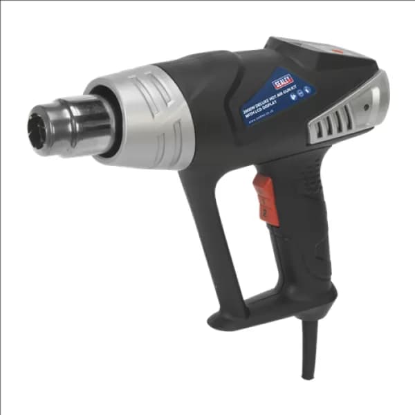 Genuine SEALEY HS104K Deluxe Hot Air Gun Kit with LED Display 2000W 80-600°C