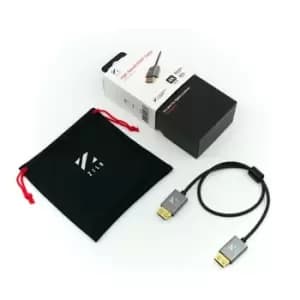 ZILR High Speed HDMI Secure Cable (4Kp60 Hyper-Thin Type-A Full to Type-D Micro) 45cm / 17.7in