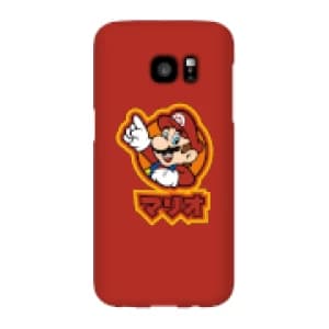 Nintendo Super Mario Mario Kanji Phone Case - Samsung S7 Edge - Snap Case - Gloss
