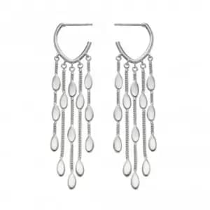 Drop Shape Waterfall Hoop Earrings E5888