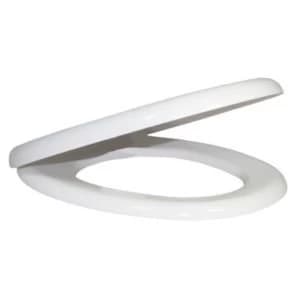 Cooke Lewis Romeo White Soft close Toilet seat