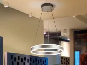 Helia Integrated LED Ceiling Pendant Silver