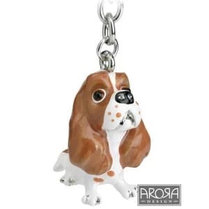 Little Paws Key Ring Cavalier King Charles Spaniel - Blenheim