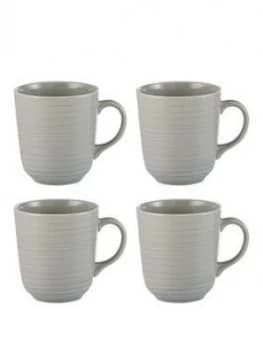 Mason Cash William Mason Set Of 4 Embossed Mugs