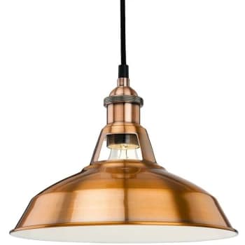 Firstlight - Albany - 1 Light Dome Ceiling Pendant Brushed Copper, E27