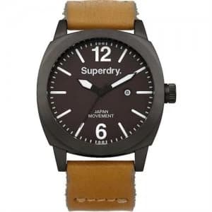 Superdry Thor Black Ion Plated Mens Watch SYG103TTA