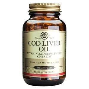 Solgar Cod Liver Oil Softgels 100 Capsules