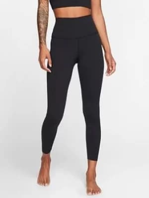 Nike Yoga Luxe Legging, Black, Size L, Women