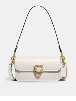 Coach Studio Glovetanned Leather Baguette Bag - Chalk
