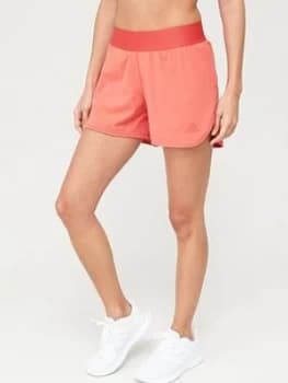 adidas Training Heat Ready Short, Red, Size 2XL, Women