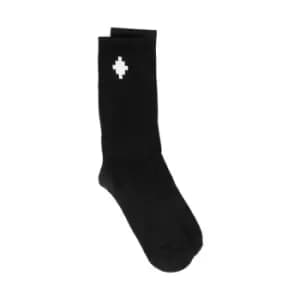 Cross Sideway Midhigh Socks
