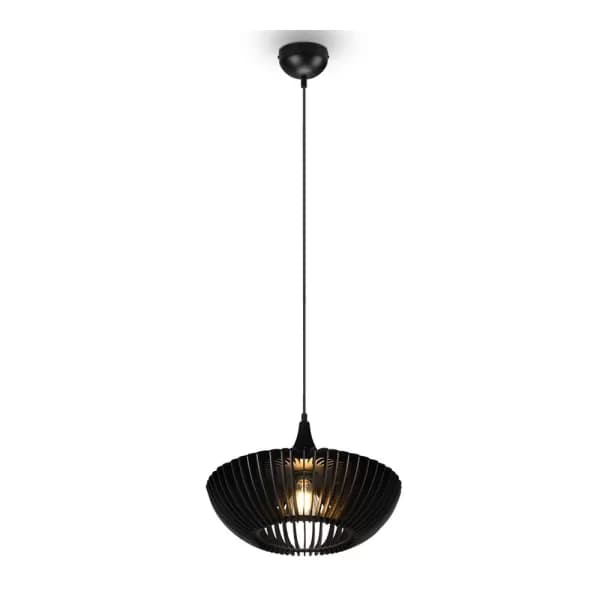 Colino Modern Wire Frame Pendant Ceiling Light Black Matt