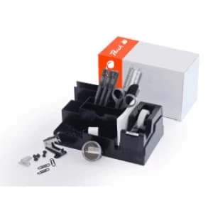 Peach Desk Organiser - Black