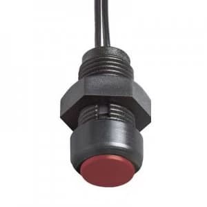 Elobau 145MT00A RD Pushbutton 48 V DCAC 0.5 A 1 x OffOn IP67 momentary