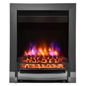 Be Modern 2kW Ember 16" Electric Inset Fire - Black Nickel