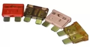 Fuses - Standard Blade - Assorted - Pack Of 4 PWN405 WOT-NOTS