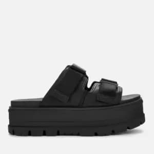 UGG Womens Clem Flatform Sandals - Black - UK 7