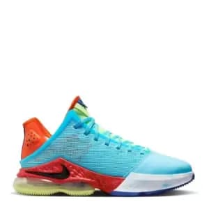 Nike Lebron 19 Low, Blue Chill/Black-Lt Crimson, size: 10, Unisex, Basketball Performance Low, DO9829-400