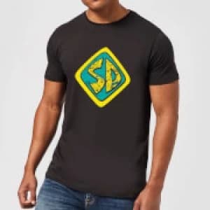 Scooby Doo Emblem Mens T-Shirt - Black