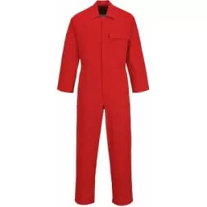 Portwest C030 - Red Sz 3XL Regular CE Safe-Welder Coverall Boiler Suit Overall